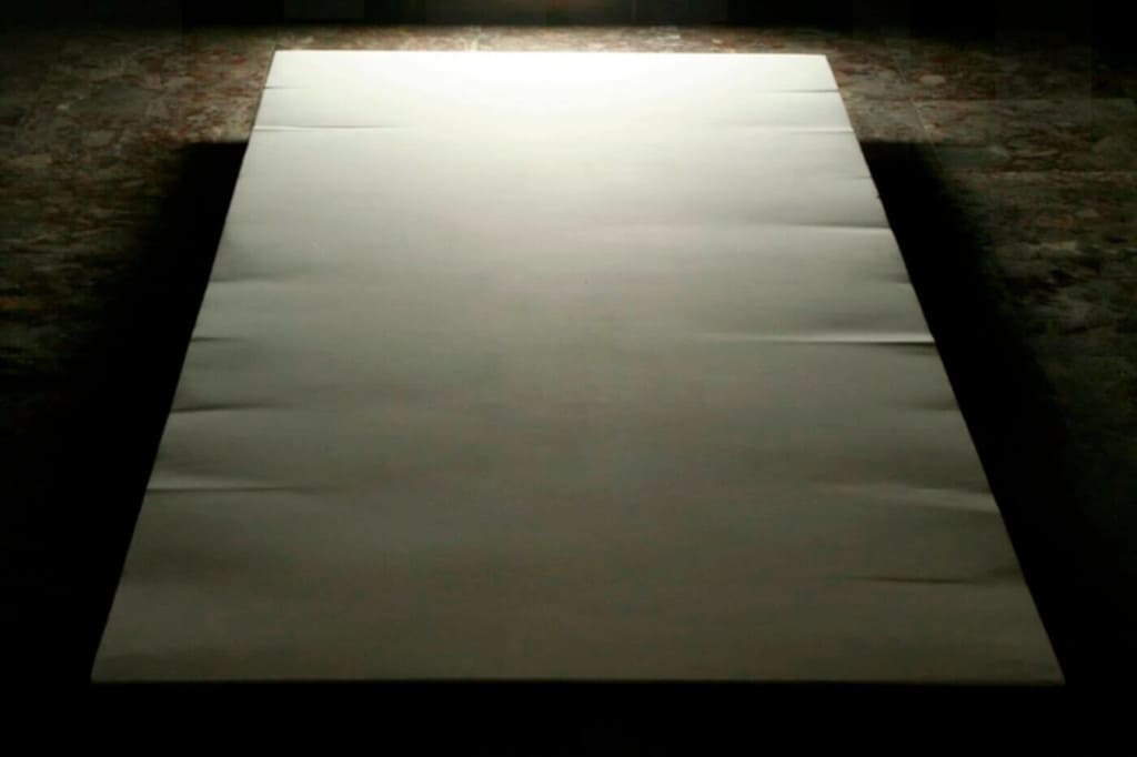 Jarosław Perszko, „Schibui” obiekt, marmur, 226 x 103 x 1 cm, Centrum Sztuki Japońskiej, Manggha, Kraków, 2004 r.