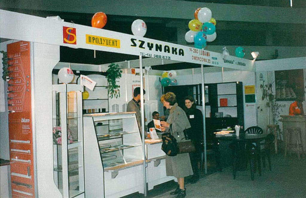 Targi „Pol-Expo-Bud” i „Polskie Meble”, stoisko firmy Szynaka Meble, Sankt Petersburg, 28 września – 1 października 1995 r.
