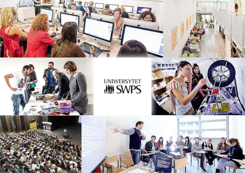 Materiały reklamowe SWPS.