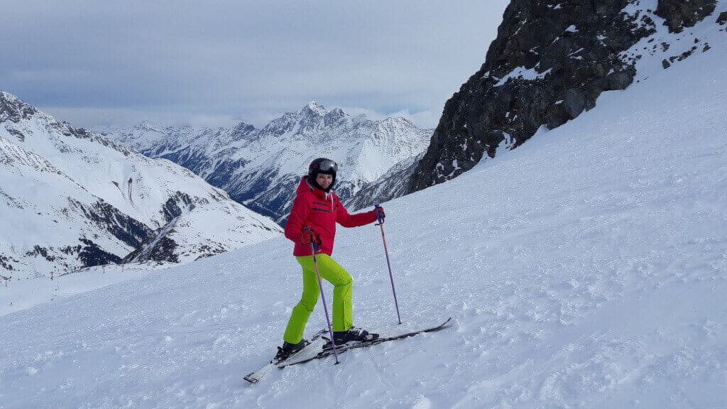 Piękne alpejskie stoki sprzyjają ładowaniu akumulatorów, Austria 2018.