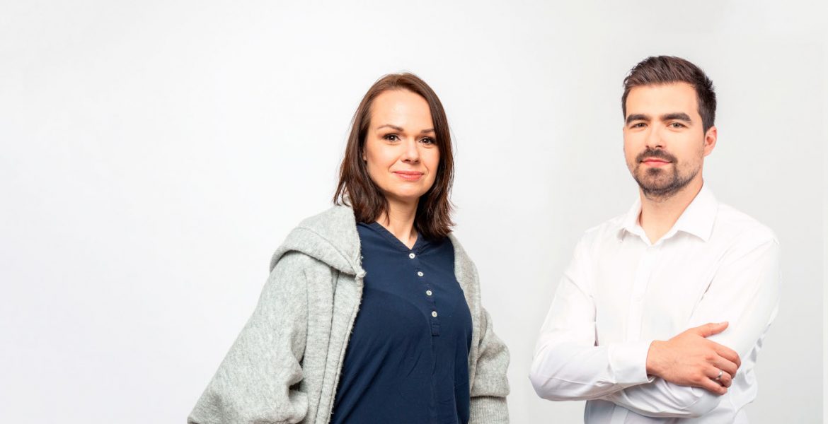 Katarzyna Zakrzewska – creative & development director i Tomasz Siekacz – prezes Zarządu Agmamito Group.