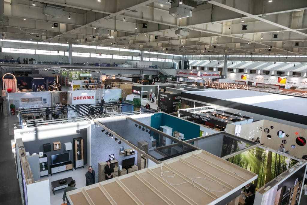 Ekspozycja z targów Meble Polska 2020.