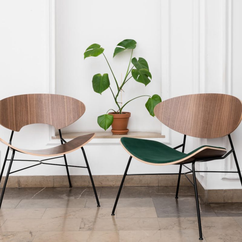 Fotele „Kanu”, proj. Tomasz Augustyniak, prod. Marbet Style.