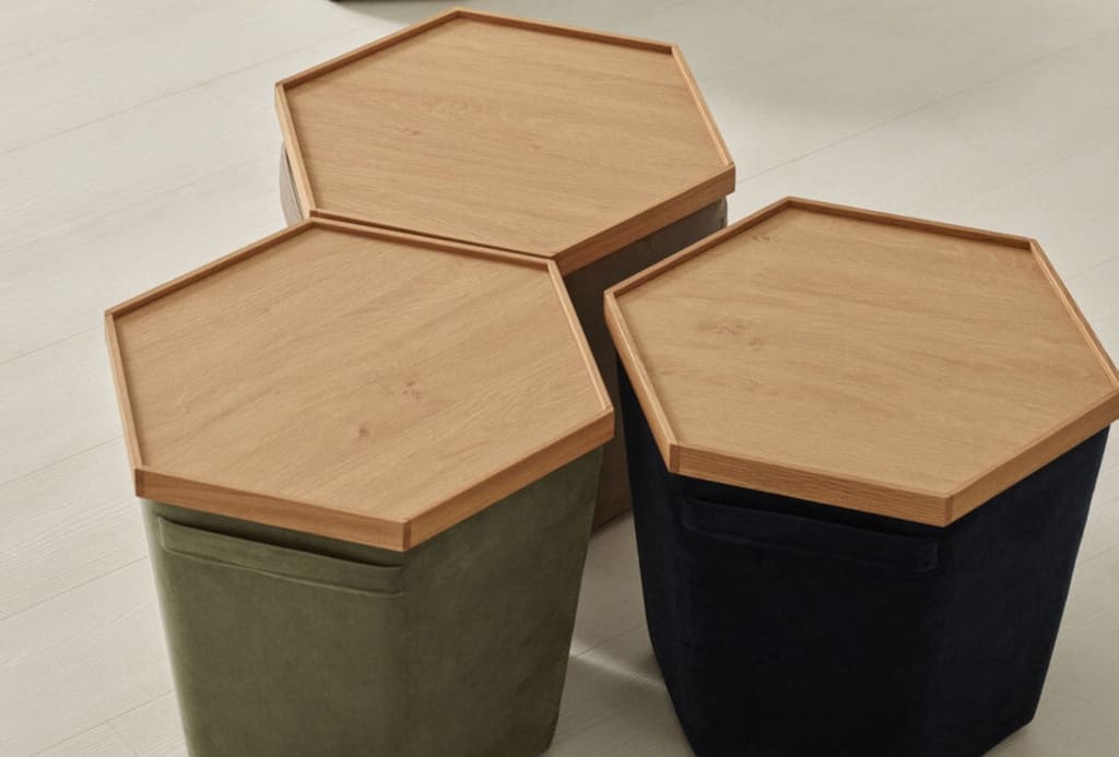 Pufy „Doppio”, proj. Joanna Leciejewska, prod. Vox.