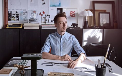 Łukasz Paszkowski, projektant.