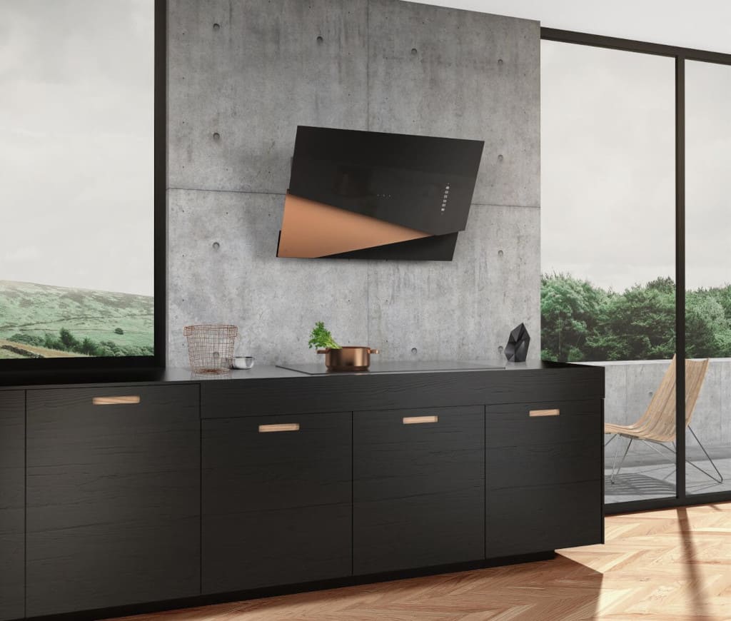 Okap „Trio” dla marki Ciarko Design, proj. Łukasz Paszkowski Design.