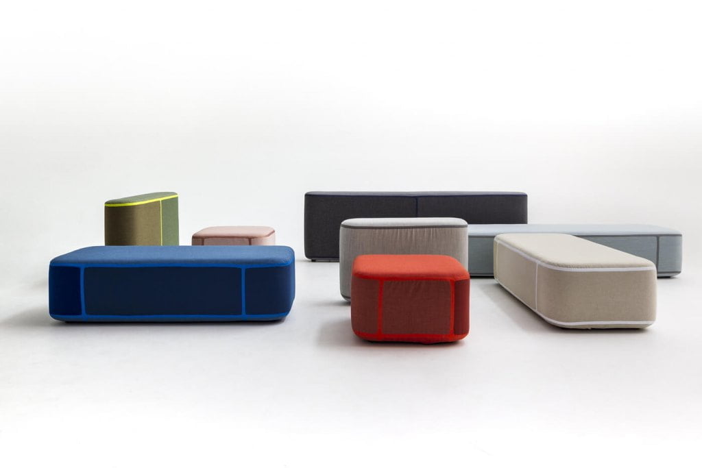 „Tape”, proj. Benjamin Hubert, prod. Moroso. Fot. Alessandro Paderni.