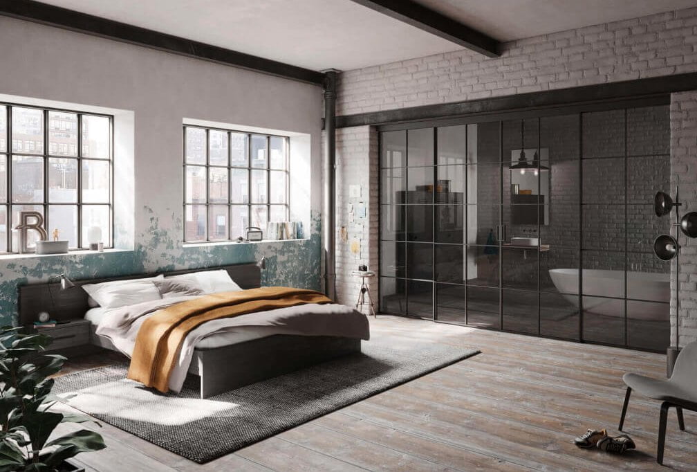 Od kilku lat rośnie zainteresowanie drzwiami ze szprosami, które mogą kojarzyć się z wnętrzami industrialnymi lub loftowymi. W odpowiedzi na to Raumplus wprowadził w systemach drzwi przesuwnych S1200, S1500 i S1600 wersje z dekoracyjnymi szprosami.