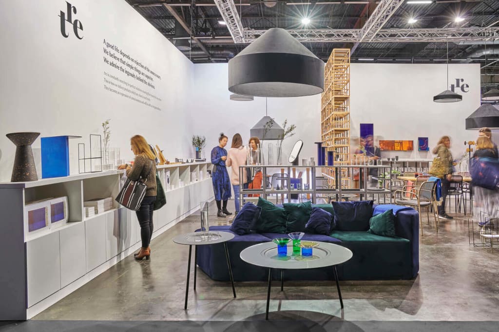 Stoisko założonej przez Tomka Rygalika marki TRE podczas styczniowych targów „Maison & Objet 2019” w Paryżu.