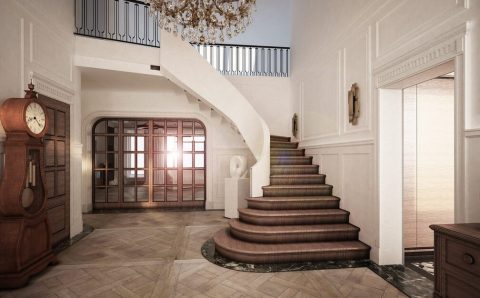 Strefa wejściowa wraz ze strefą komunikacyjną zaczynają być doceniane, stają się naszą wizytówką. Proj. arch. wnętrz Anna Kuk-Dutka.