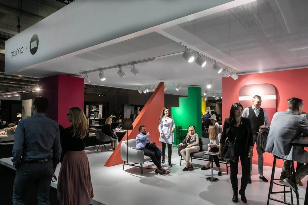 Wspólne stoisko marek Balma i Noti na targach „Warsaw Home 2019”.