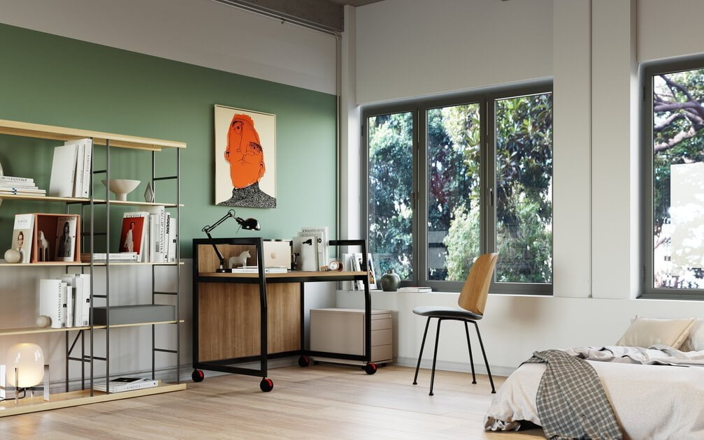 Odpowiedzią Fabryki Mebli Biurowych Maro na potrzeby, jakie niesie ze sobą praca zdalna są biurka z kolekcji „Wariant”.