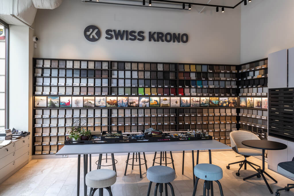 Marketing i komunikacja: Jest Miejsce – showroom Swiss Krono z innowacyjną usługą wspierającą procesy projektowe – Swiss Krono.