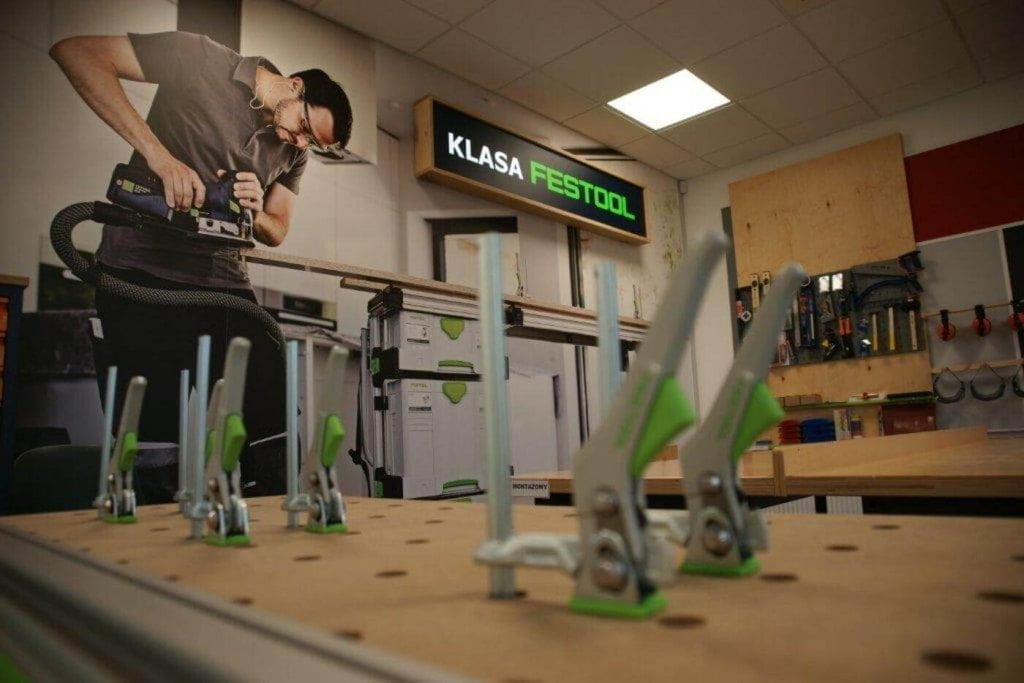 „Klasa Festool” to część pracowni dla profesjonalistów.