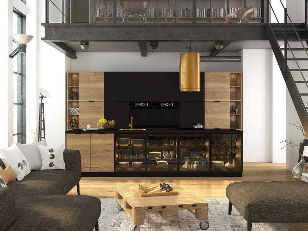 Strefa kuchenna – meble: Kolekcja „Italia” – Fabryka Mebli Layman.