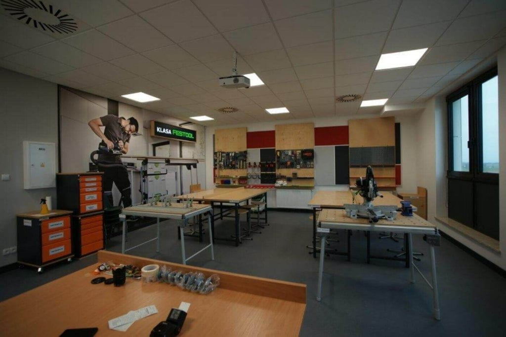 Pracownia Innowacji Technologicznych w Zespole Szkół Technicznych Tarnowo Podgórne.