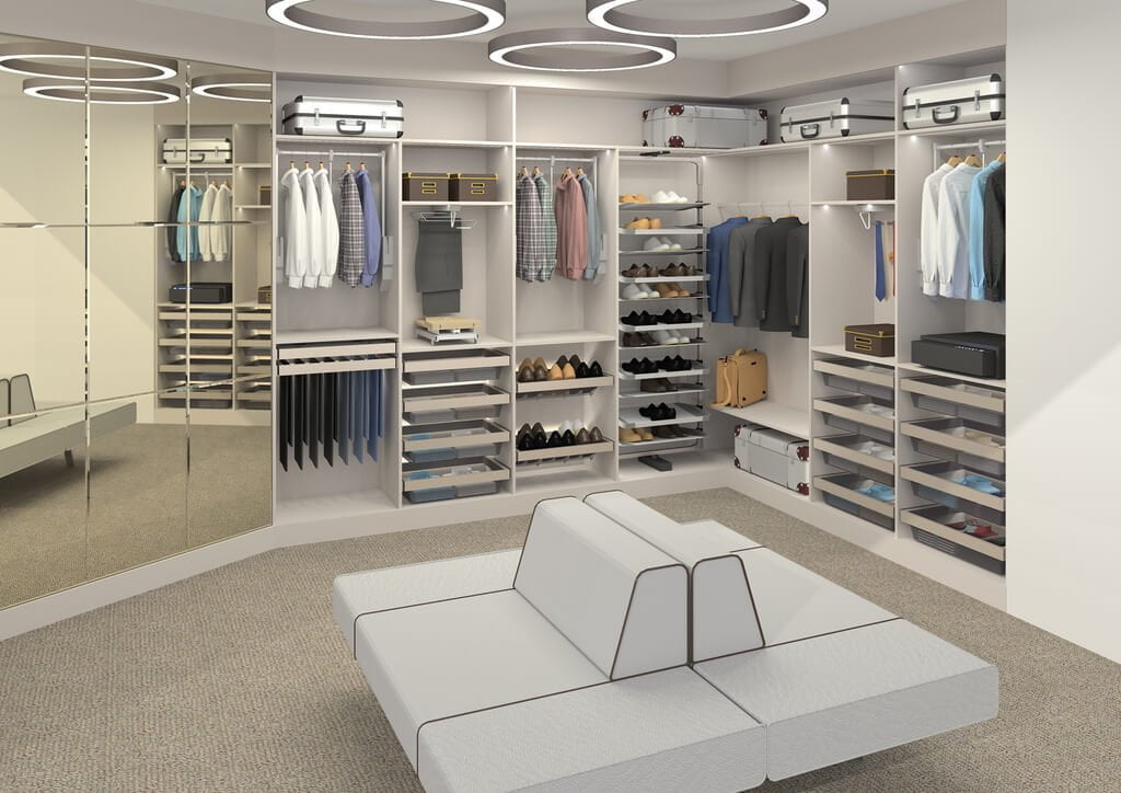 Strefa przechowywania, klasa premium: „System Royal” – szeroka gama akcesoriów przeznaczonych do szaf i garderób – Sevroll.