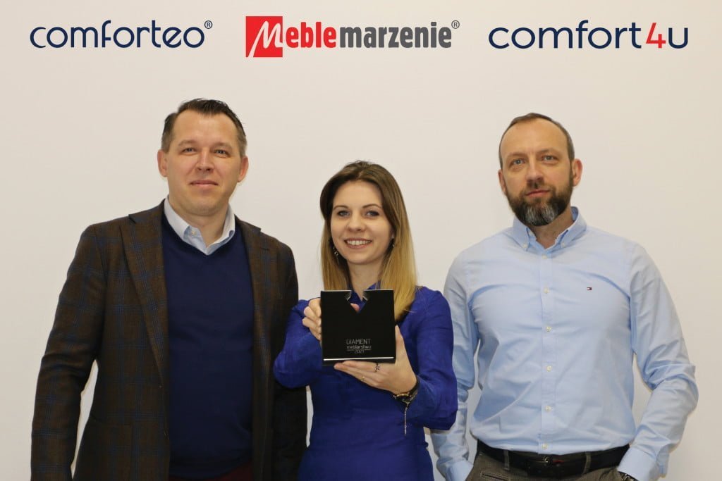 „Diament Meblarstwa 2021” w kategorii strefa snu – meble (klasa premium) otrzymał „Mistic” firmy Meble Marzenie / Comforteo.