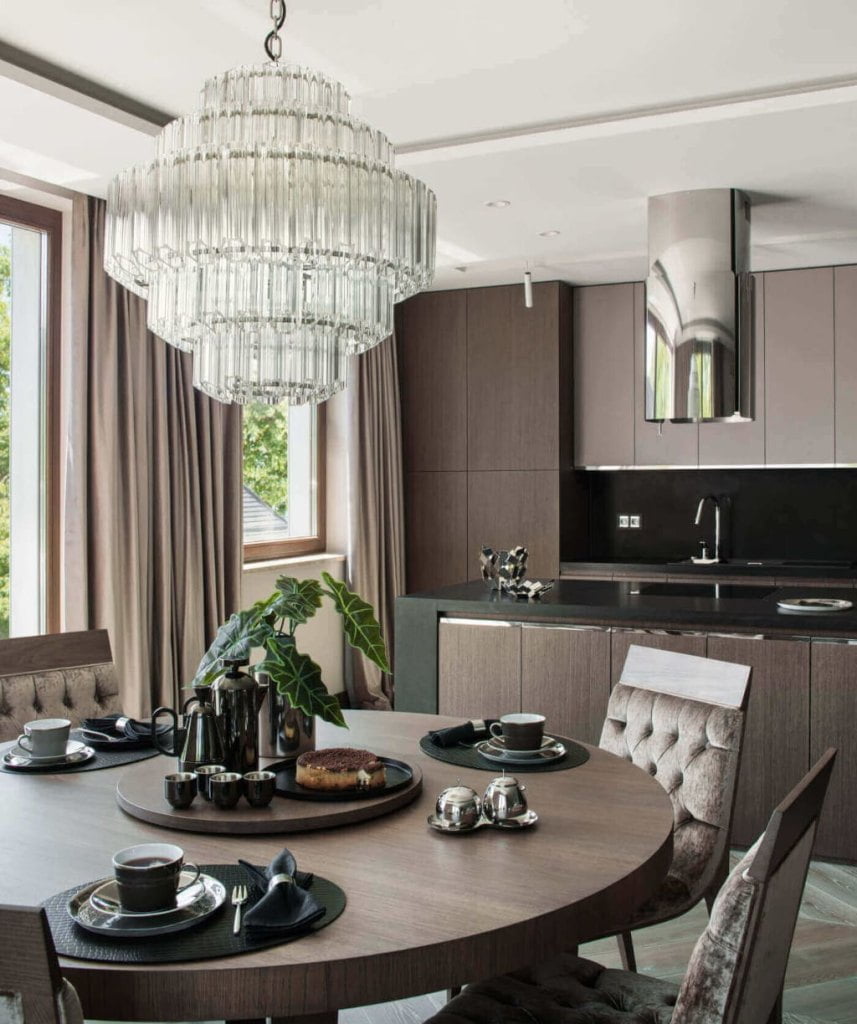 Zaprojektowane przez arch. Rolanda Stańczyka wnętrze mieszkalne (na zdjęciu: kuchnia) otrzymało w 2019 r. nagrodę European Property Awards.