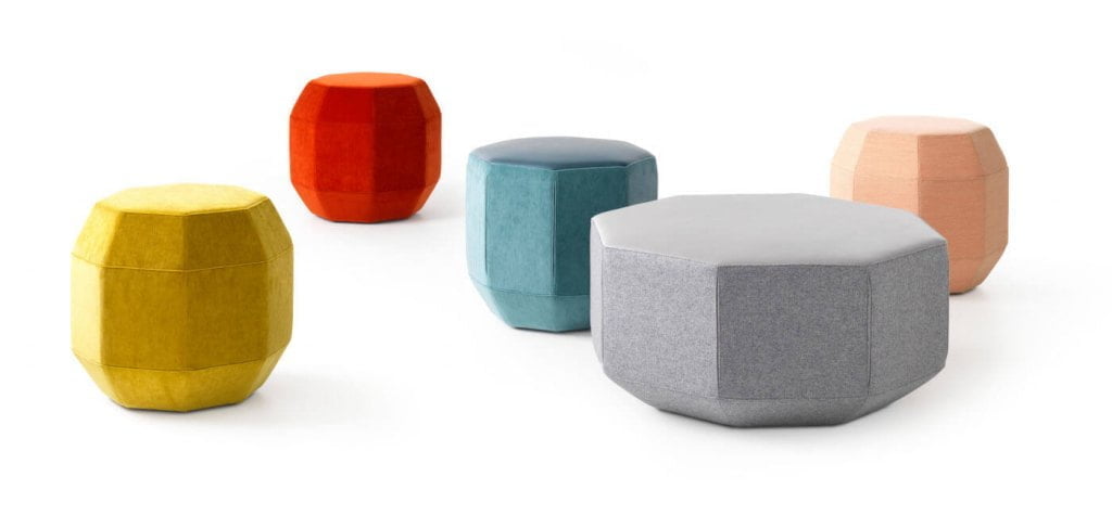 Przyciągająca wzrok kształtami i proporcjami seria „Amulet”, którą Edward van Vliet zaprojektował dla marki Leolux.