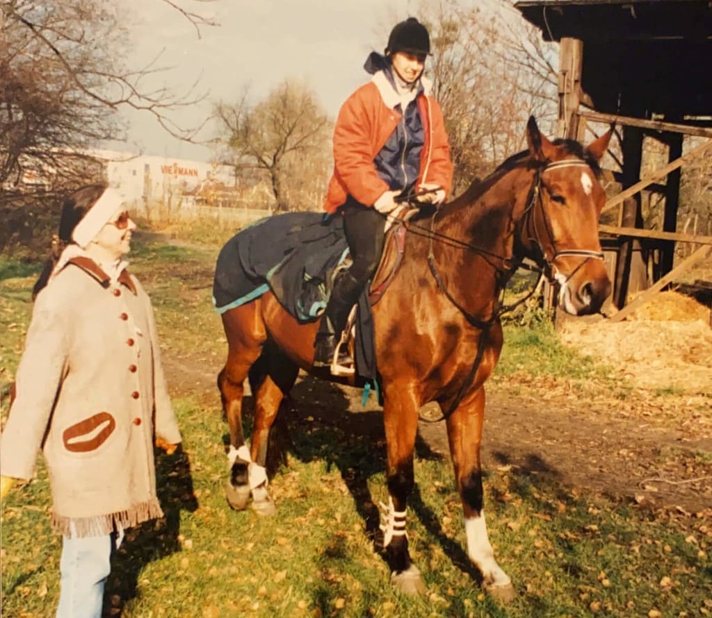 Najlepszy duet na świecie z ukochanym koniem Bakatą.