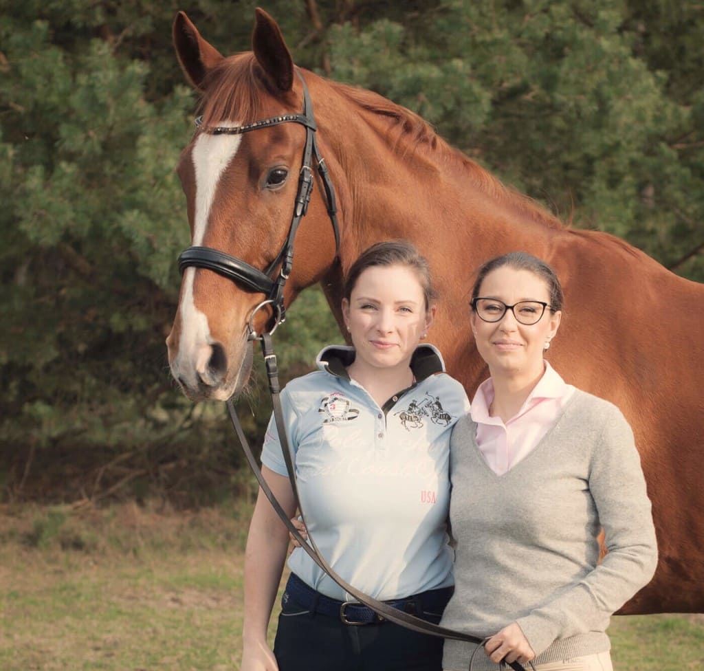 Z trenerką Joanną nazywaną przez wszystkich w stajni Janką.