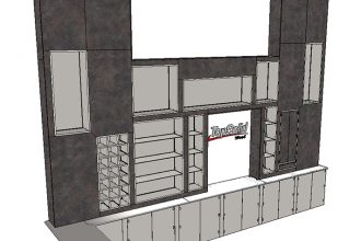 Topsolid - meblościanka zaprojektowana w programie do projektowania mebli - miesięcznik i portal informacyjny branży meblarskiej biznes.meble.pl