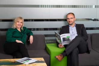 Monika Witowska – dyrektor finansowa i Michał Walczak – dyrektor handlowy w Festool Polska.