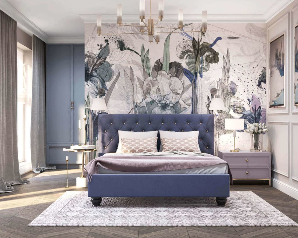 Przytulne mieszkanie z motywem kwiatów. Proj. MIKOŁAJSKAstudio.