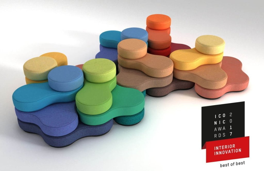 Modularny system siedzisk „Tapa” dla Grupy Nowy Styl.