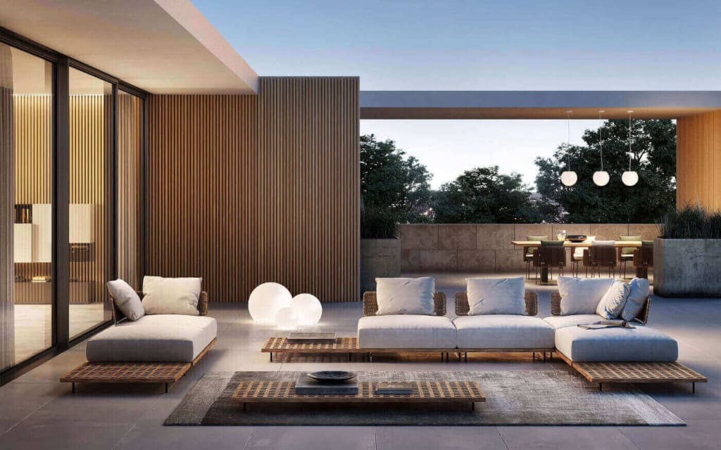 Kolekcja „Cumulus” marki Nowodvorski Lighting to nie tylko źródło światła, ale również element ogrodowych dekoracji.