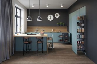 Rejs Silva kuchnia w odcieniach szarości z akcesoriami - miesięcznik i portal informacyjny branży meblarskiej biznes.meble.pl