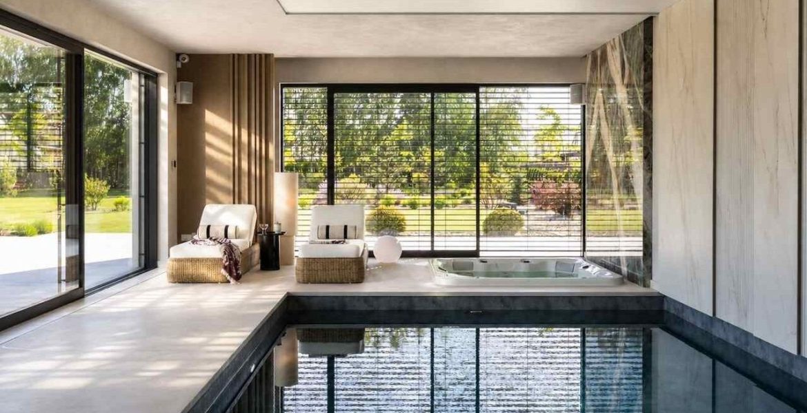 Projekt domu ze strefą SPA. Proj. Katarzyna Tomaszewska ze Sqala Interior Design. Fot. Dagmara Maroszek-Bździuch, Mufka Fotografia.
