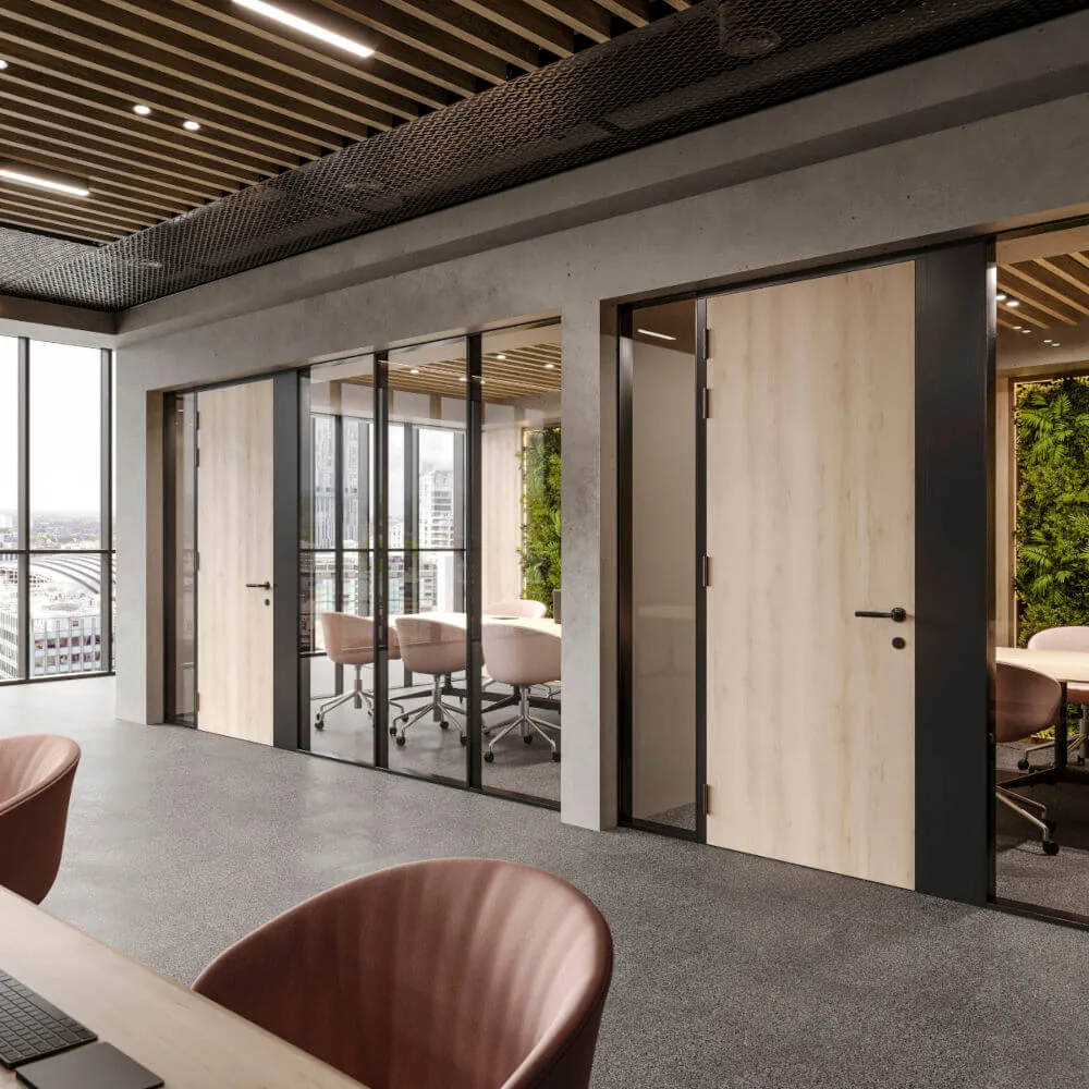 Kolekcja Formica® Door - laminaty na drzwiach w biurze - miesięcznik i portal informacyjny branży meblarskiej biznes.meble.pl