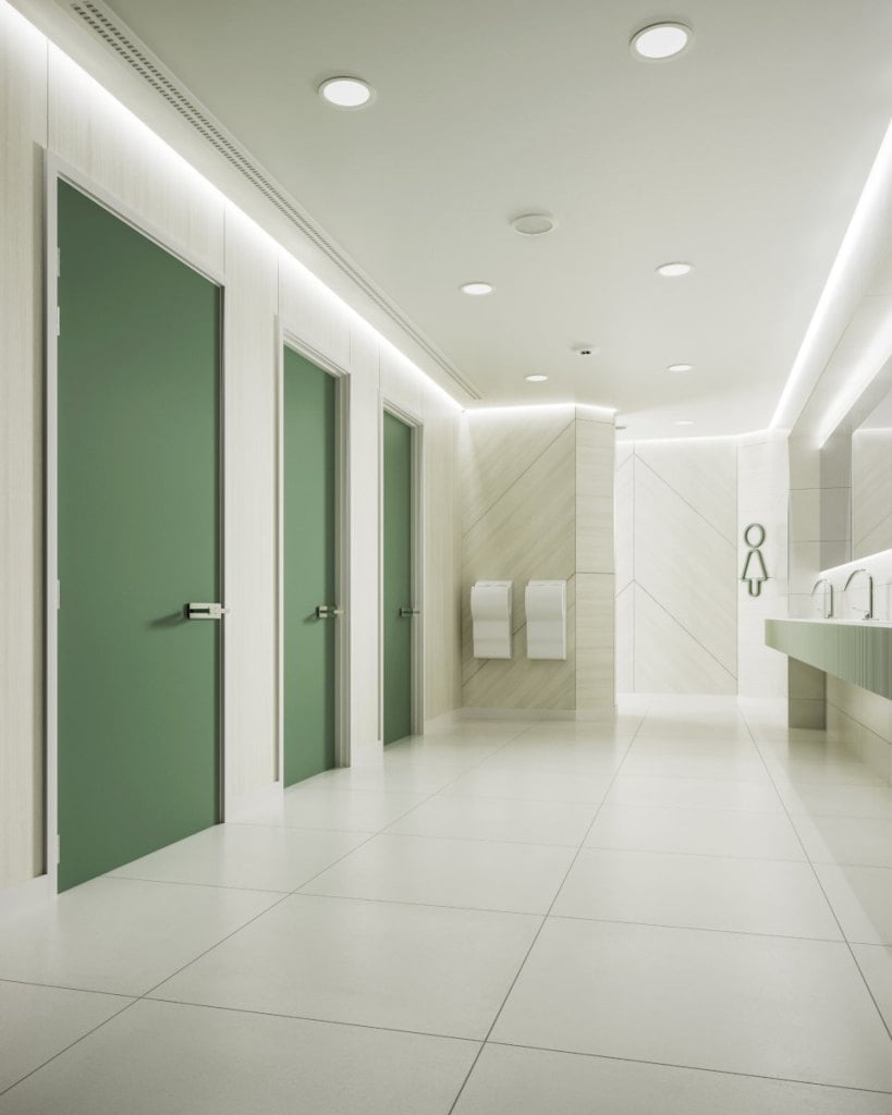 Kolekcja Formica® Door - laminaty na drzwiach w łazience - miesięcznik i portal informacyjny branży meblarskiej biznes.meble.pl