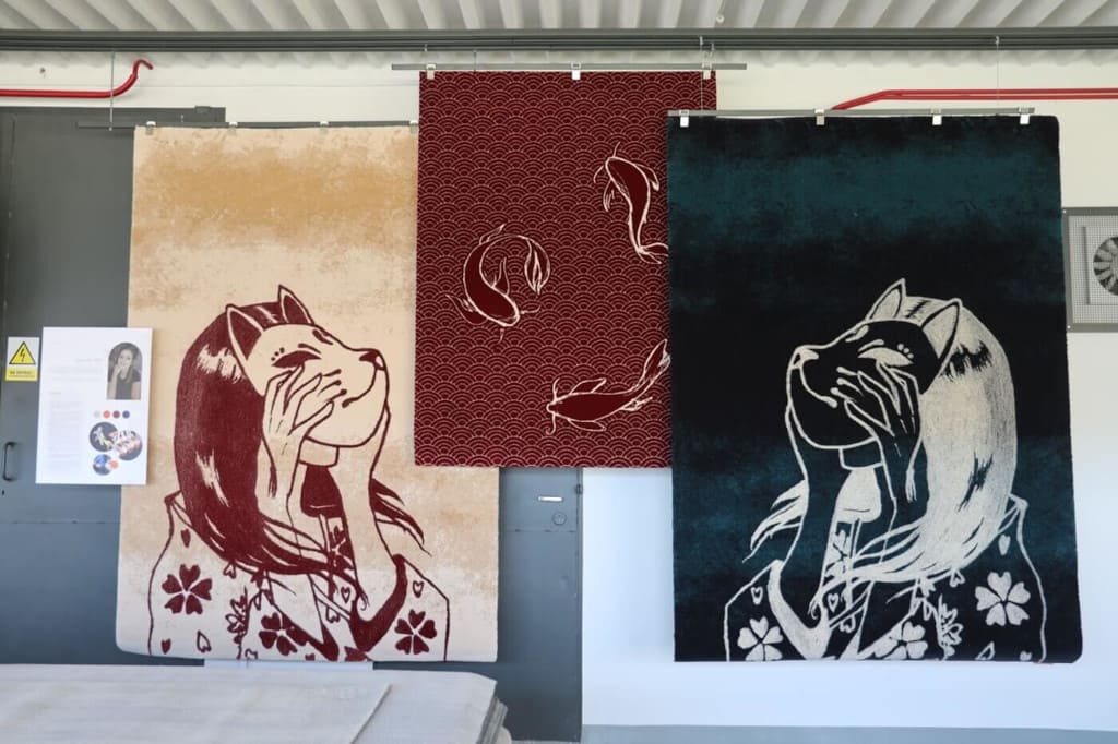 Na ekspozycji „Kobiety siłą, kobiety pięknem, kobiety w designie!” publiczność zobaczyła 11 projektów przygotowanych przez projektantki z Działu Wzornictwa firmy Agnella oraz absolwentki Akademii Sztuk Pięknych w Warszawie.