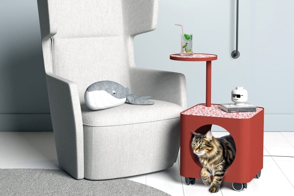 wielofunkcyjny stolik Bend – zgłoszony przez firmę My Modern Home.