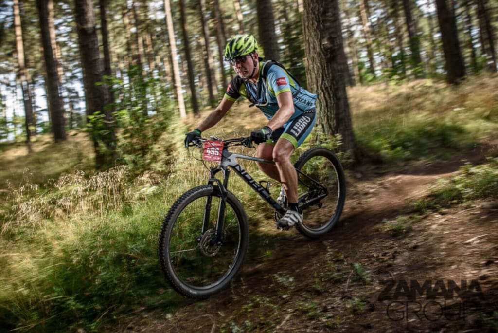 Na trasie Mazovia MTB Marathon, Nidzica, 2020 r.