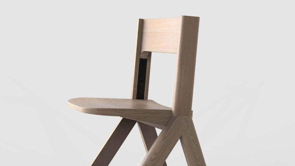 „Duck”, projekt konkursowy z 2021 roku, to krzesło, które rośnie razem z dzieckiem i daje możliwość zmiany wysokości. Mebel został wykonany z drewna oraz stalowych płaskowników, malowanych proszkowo.