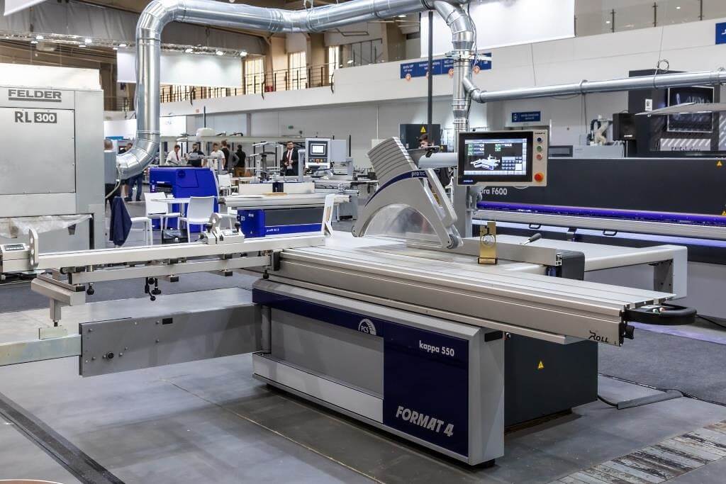 Felder - Pilarka Formatowa Format4 kappa 550 z opatentowanym rozwiązaniem PCS® Preventive Contact System - miesięcznik i portal informacyjny branży meblarskiej biznes.meble.pl