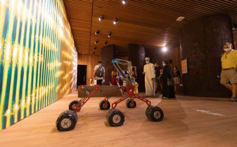 Studenci z Wydziału Mechanicznego Politechniki Białostockiej zostali zaproszeni przez Województwo Podlaskie do prezentacji na Expo 2020 w Dubaju swojego łazika marsjańskiego.