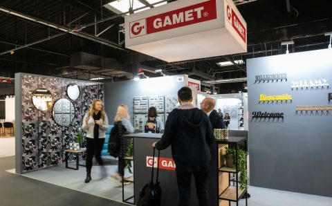 Gamet - stoisko targowe na Warsaw Home & Contract 2021.