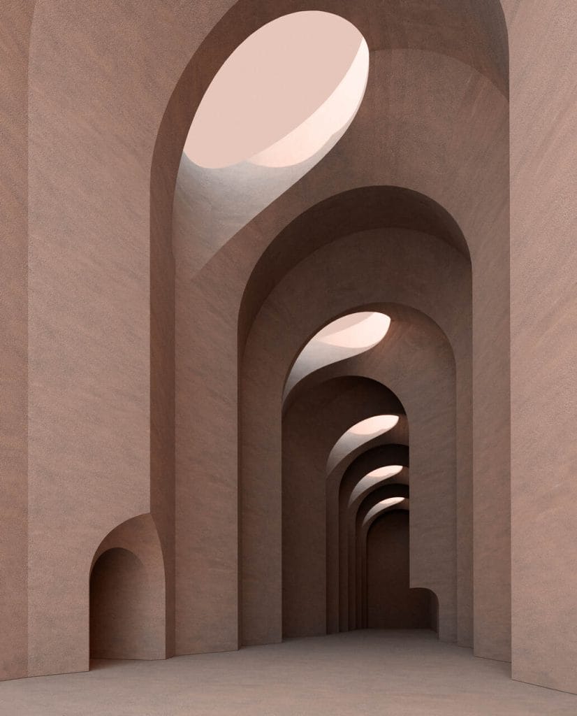 Tekstury w architekturze. Źródło: Color of the Year, Pantone Color Institute.