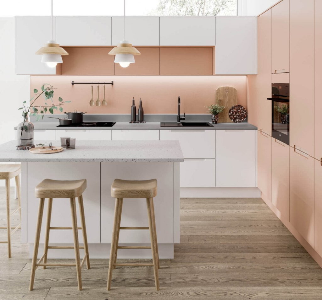 Formica Group w „Tinted Paper Terrazzo” – w swoim najnowszym laminacie dekoracyjnym, który wykorzystuje odpady z produkcji papieru, łączy koncentrację na zrównoważonym rozwoju z modnym wyglądem.