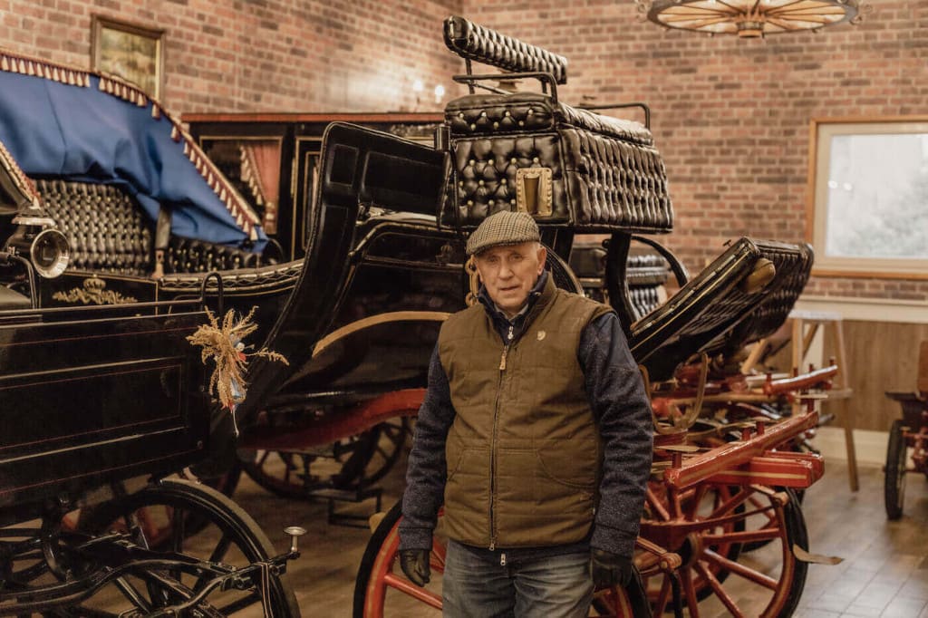 Oryginalna kareta królewska z Wielkiej Brytanii.