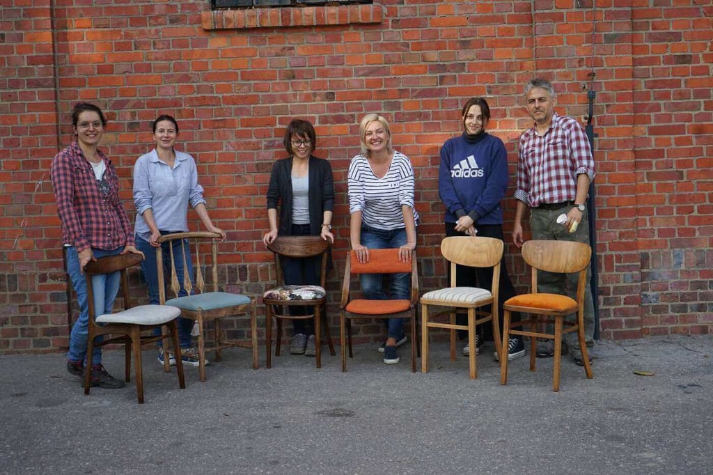 Zadowoleni z efektów pracy.