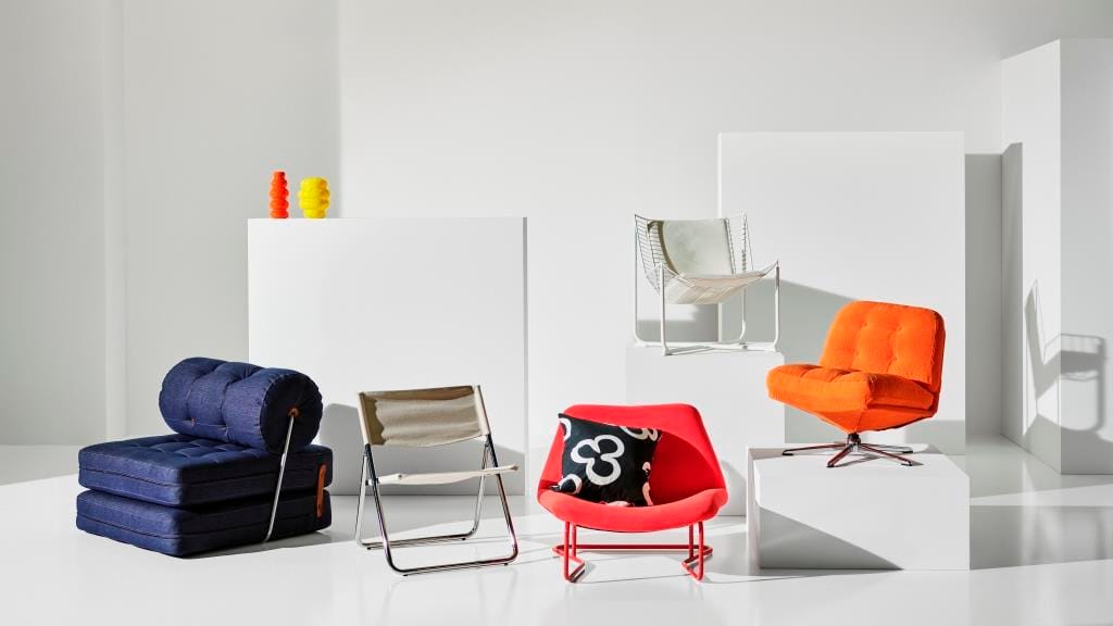 Kolekcja Nytillverkad IKEA - fotele w stylu retro.