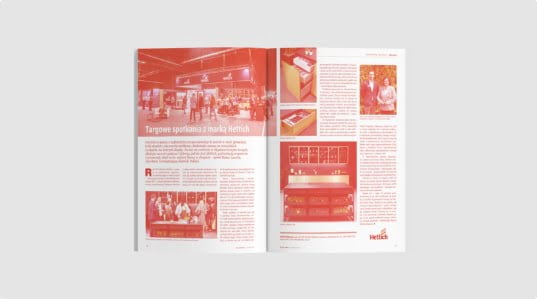 Advertorial targowy w miesięczniku BIZNES.meble.pl
