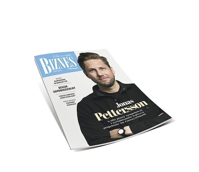 Na okładce Jonas Pettersson, CEO Form Us With Love. Fot Jonas Lindstrom.