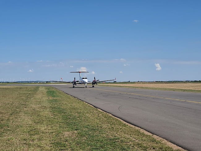 Lotnisko w Suwałkach.